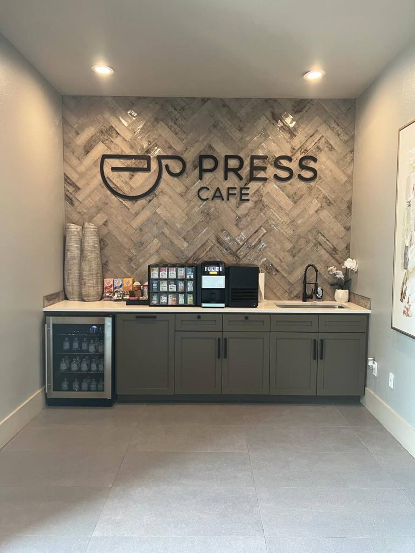 Resident coffee bar