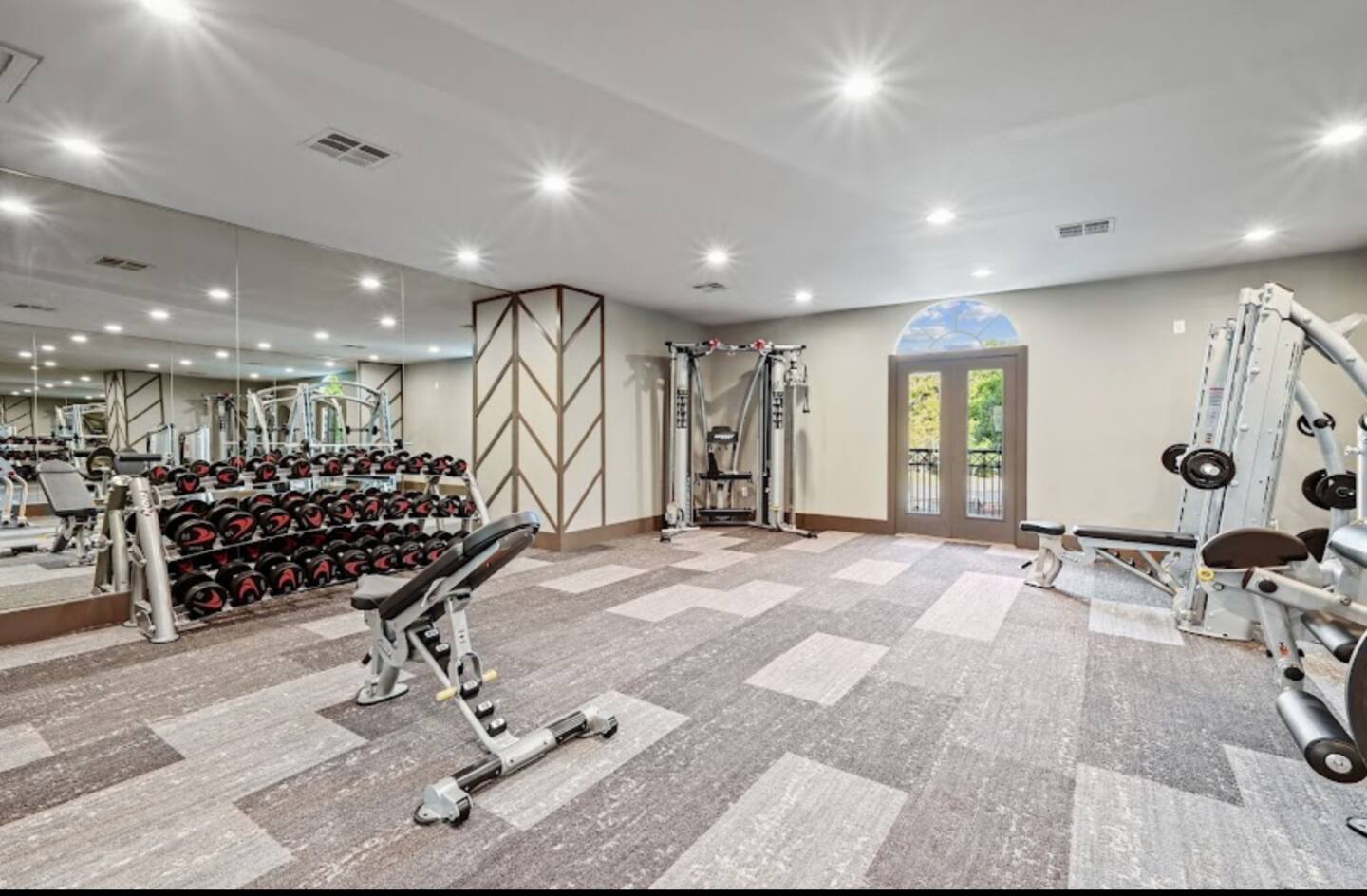 Resident fitness centre