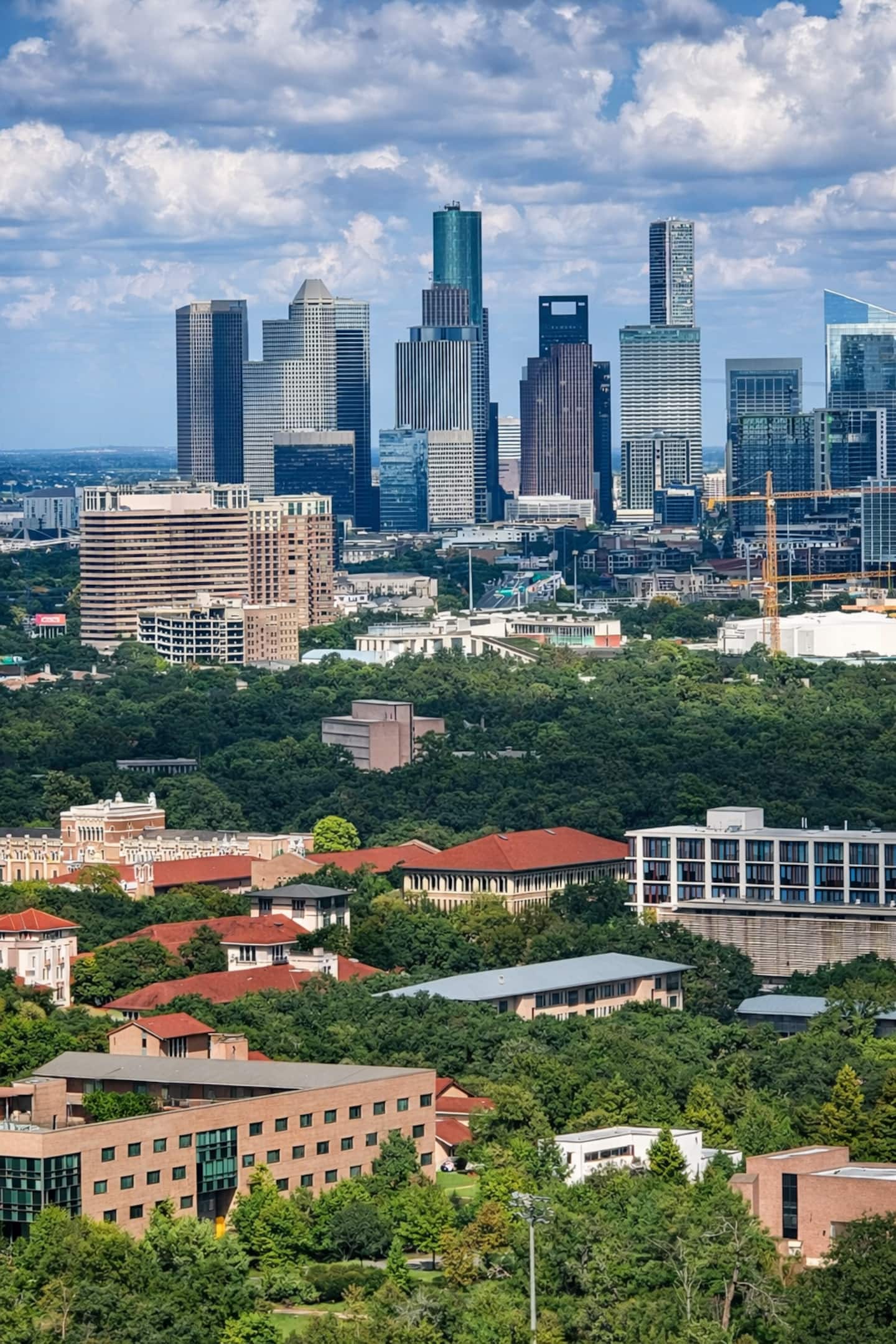 View toward the Houston skyline