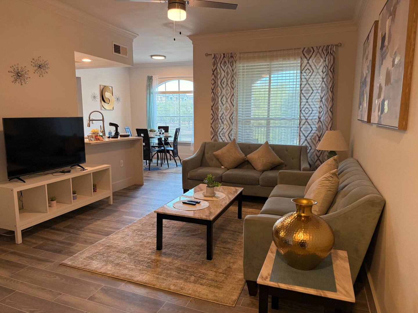 Furnished living room